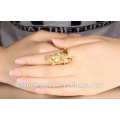 Wholesale Price hand made 18k plating gold ring